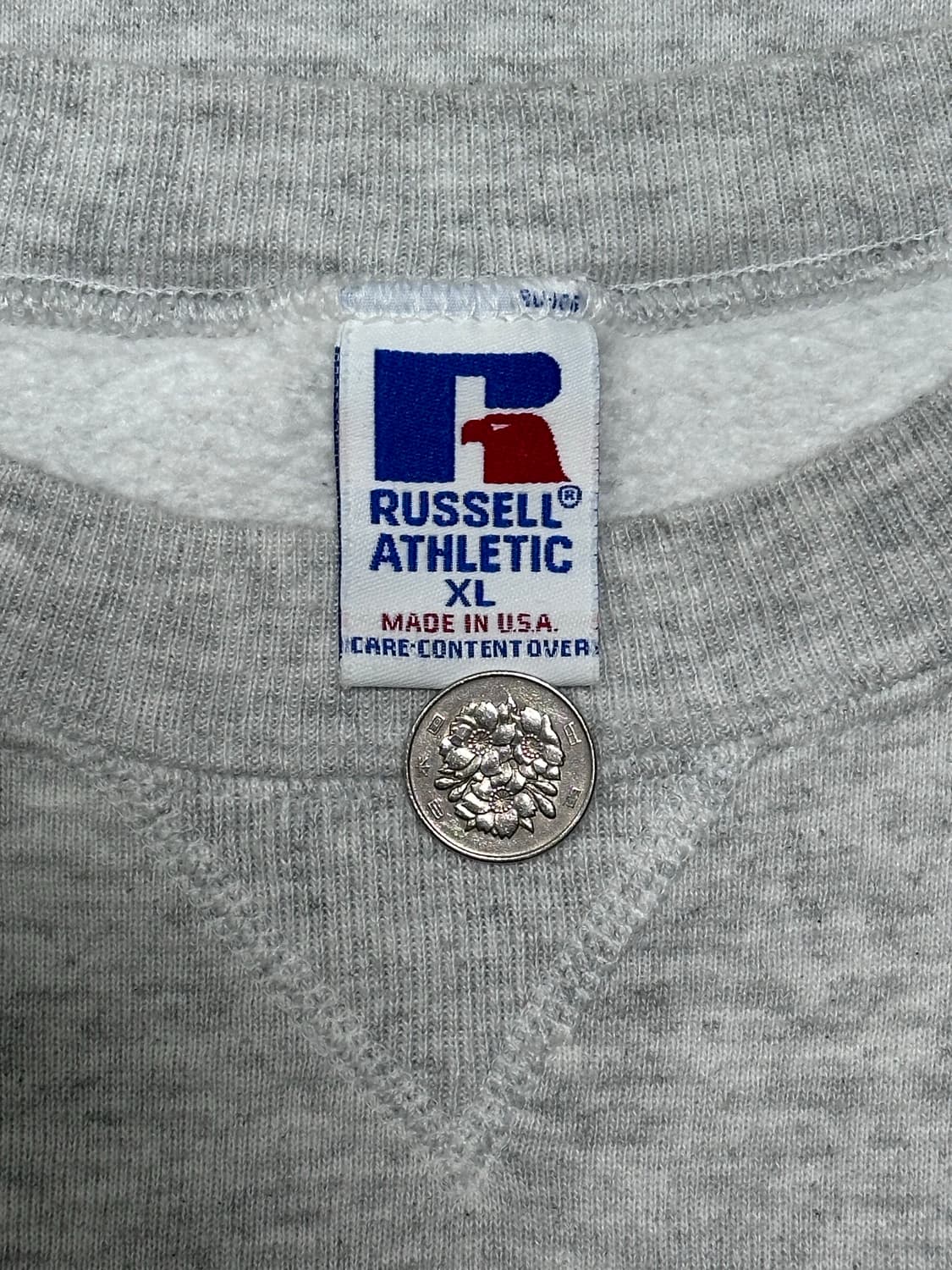 90s 러셀 스웻셔츠 그레이 xl 상품이미지2