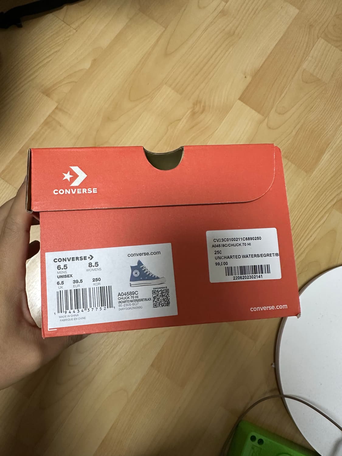 컨버스 척 70하이 250사이즈/ 새상품 상품이미지1