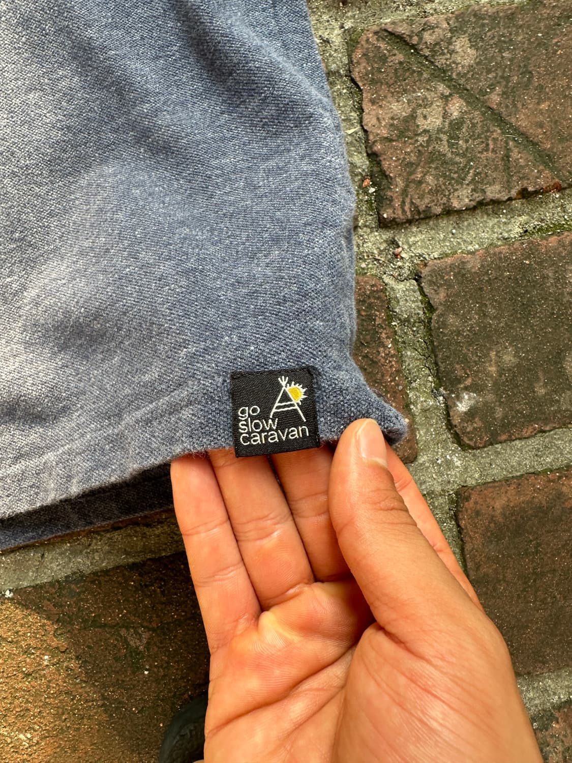 Go slow caravan bear logo material T 상품이미지4