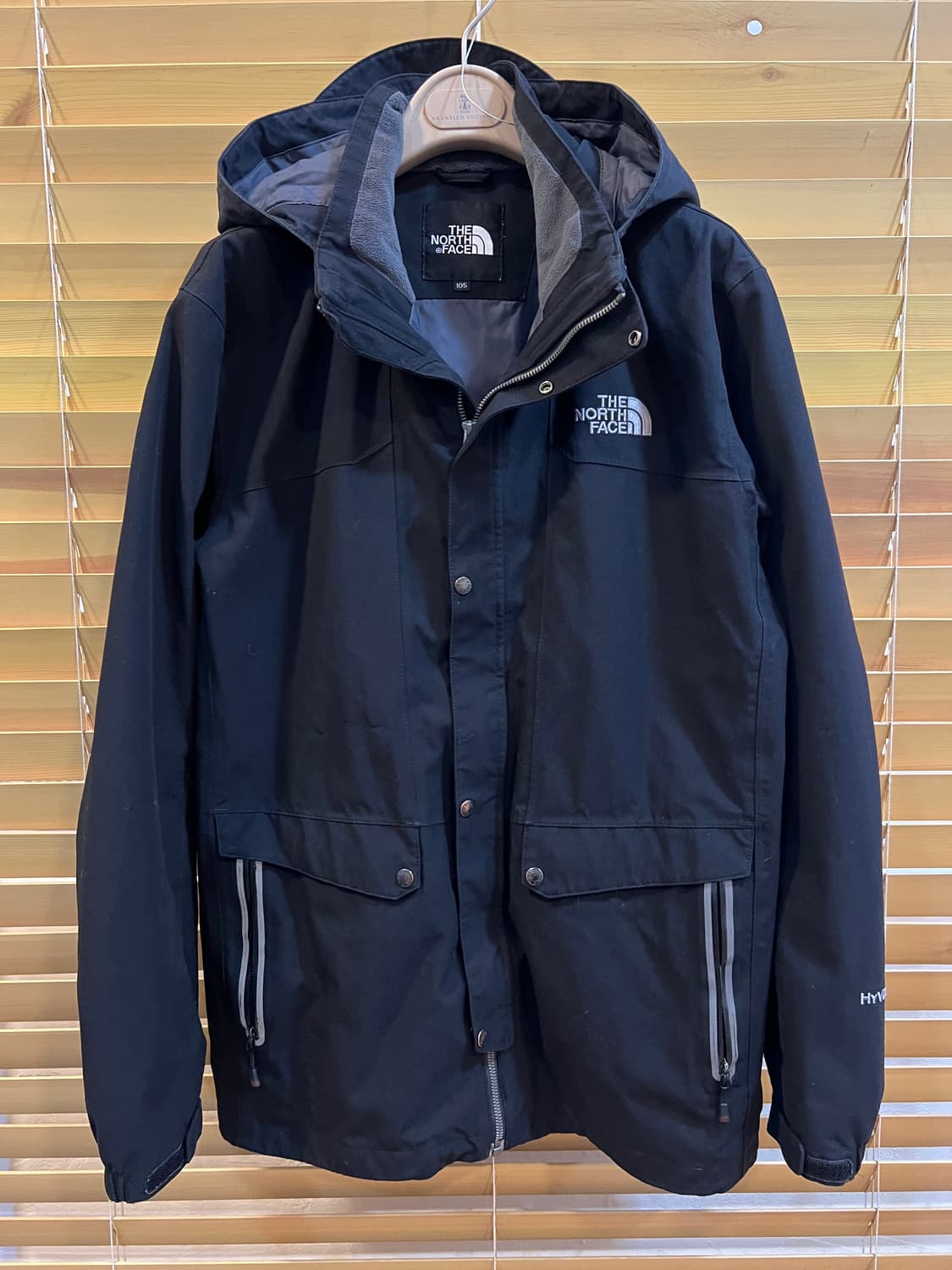 노스페이스 남성 블랙 하이벤트자켓 후드집업점퍼  상품이미지2