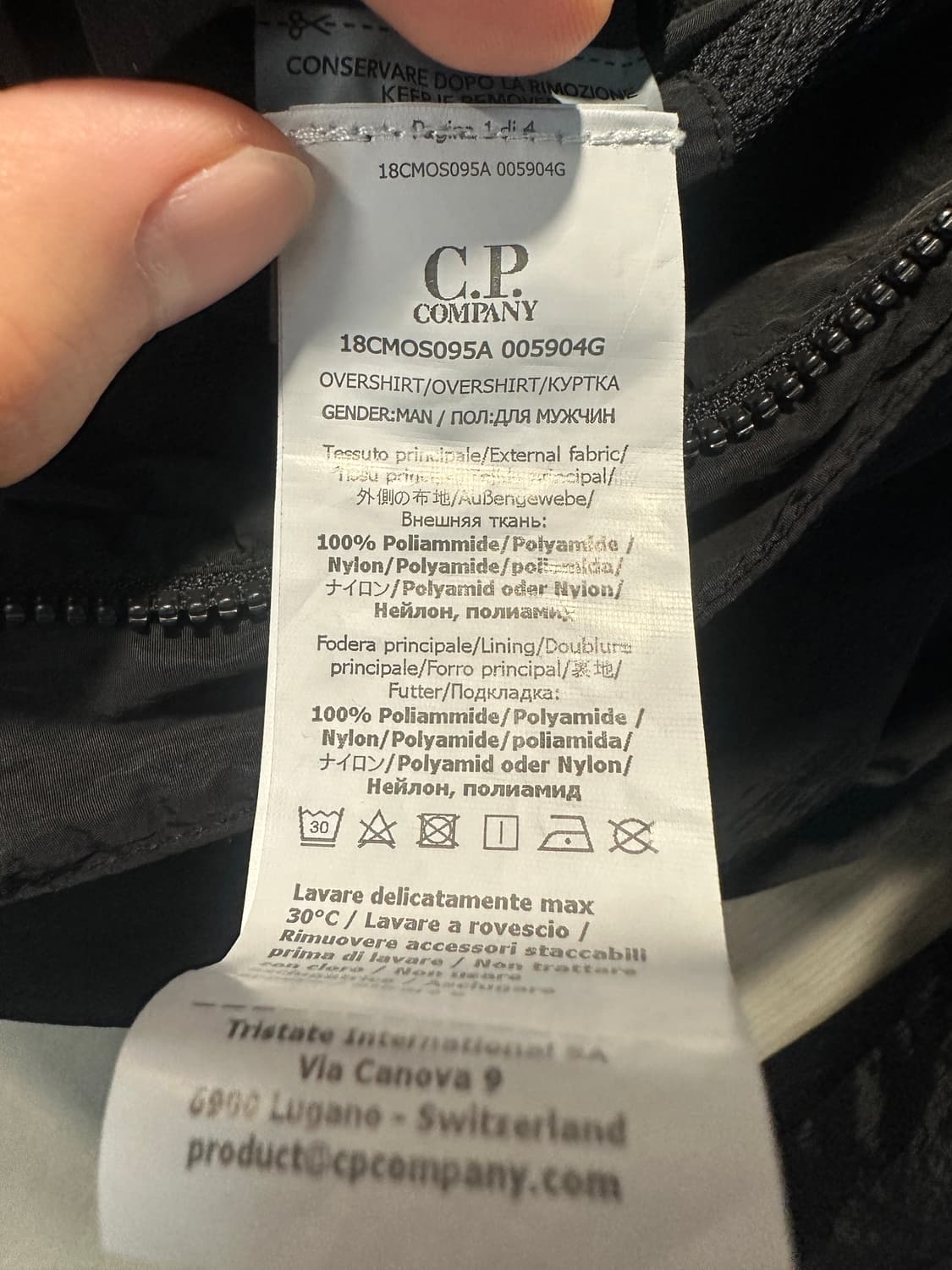 cp컴퍼니 25ss 크롬 오버셔츠(18cmos095a) xxl 상품이미지6