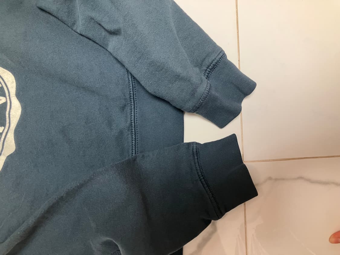 Y2K 쥬시 꾸뛰르 (초 희귀) 코튼 후드 집업 네이비 크레스트 상품이미지2