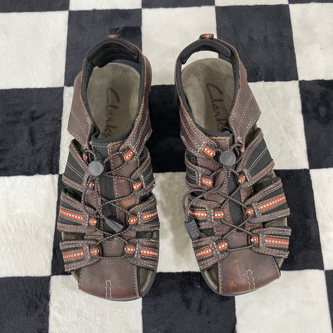 클락스 브릭시비 코브 피셔맨 가죽 샌들 235mm 상품이미지2