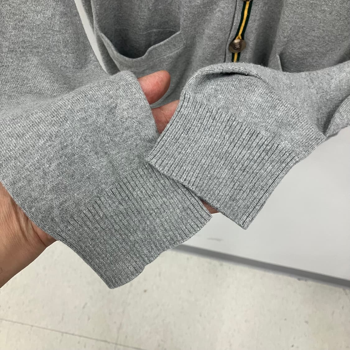 폴로 랄프로렌 그레이 V넥 가디건 상품이미지6