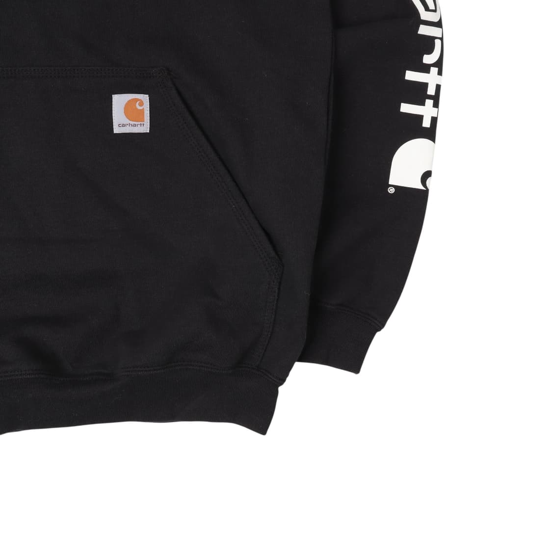 칼하트 블랙 k288 사이드로고 후드티 상품이미지4