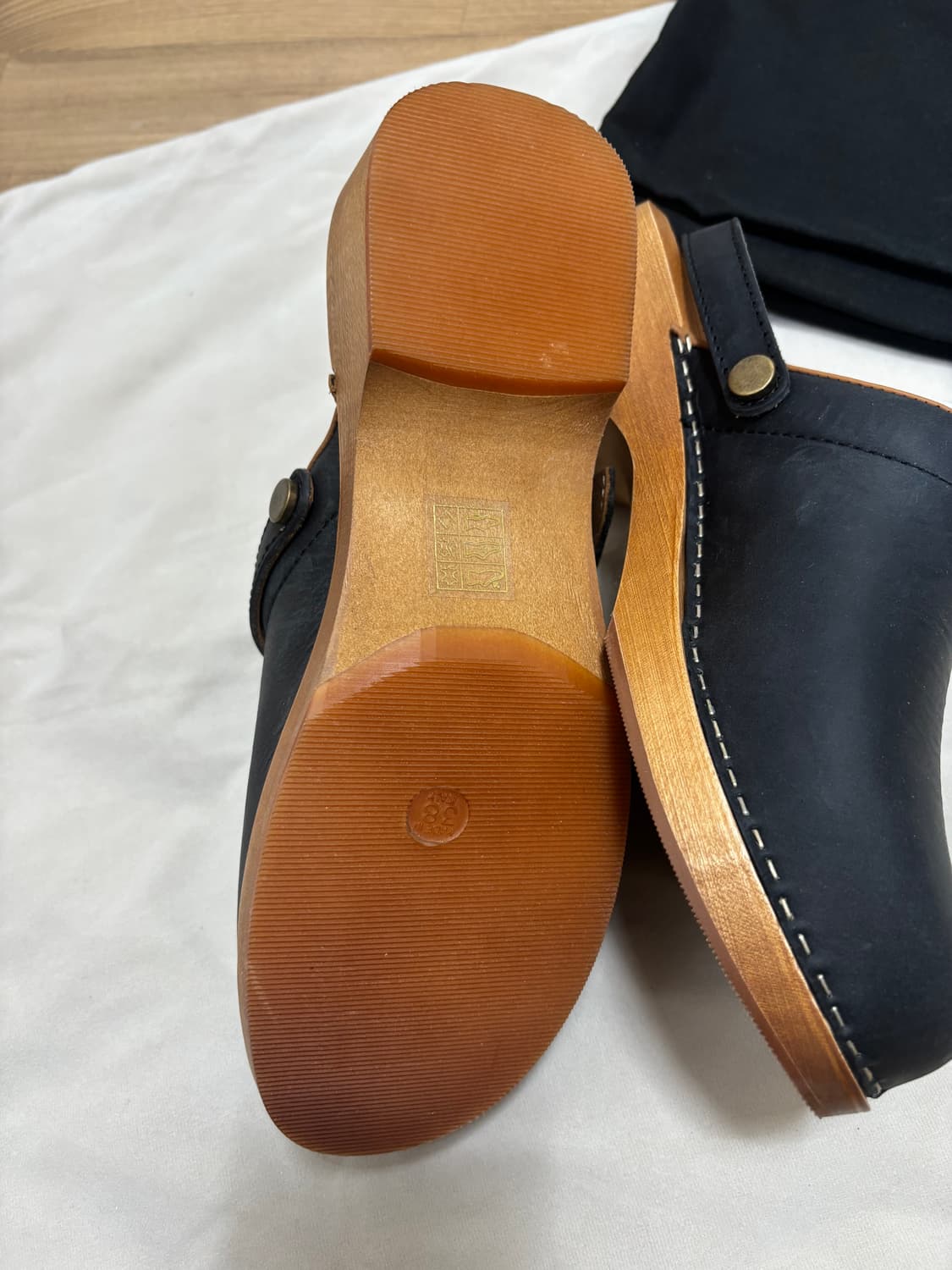 리던 가죽 뮬 클로그 상품이미지4