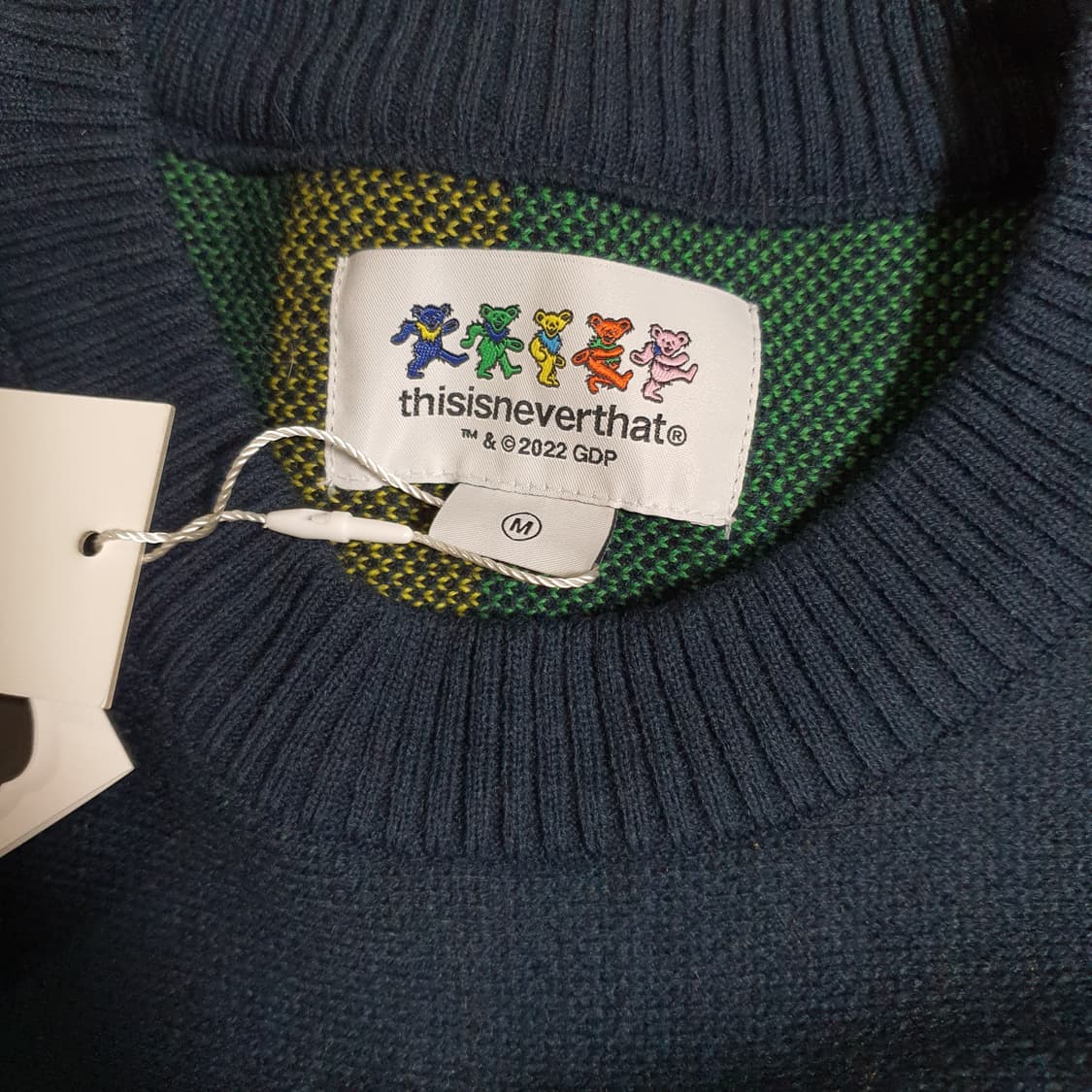 디스이즈네버댓 x 그레이트풀 데드 니트 스웨터 네이비 상품이미지9