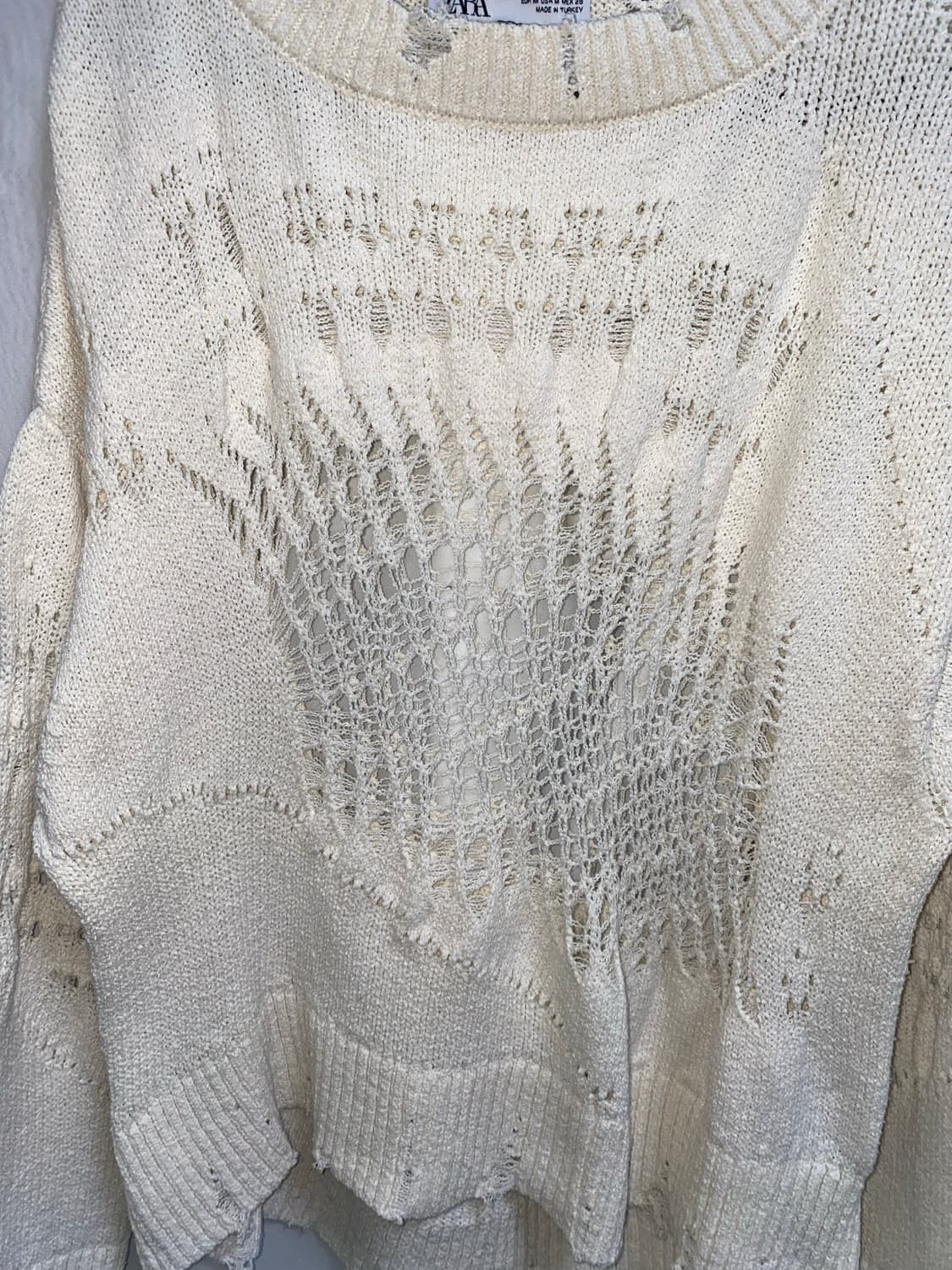 그런지 데미지 니트 펑크 고딕 y2k 상품이미지1