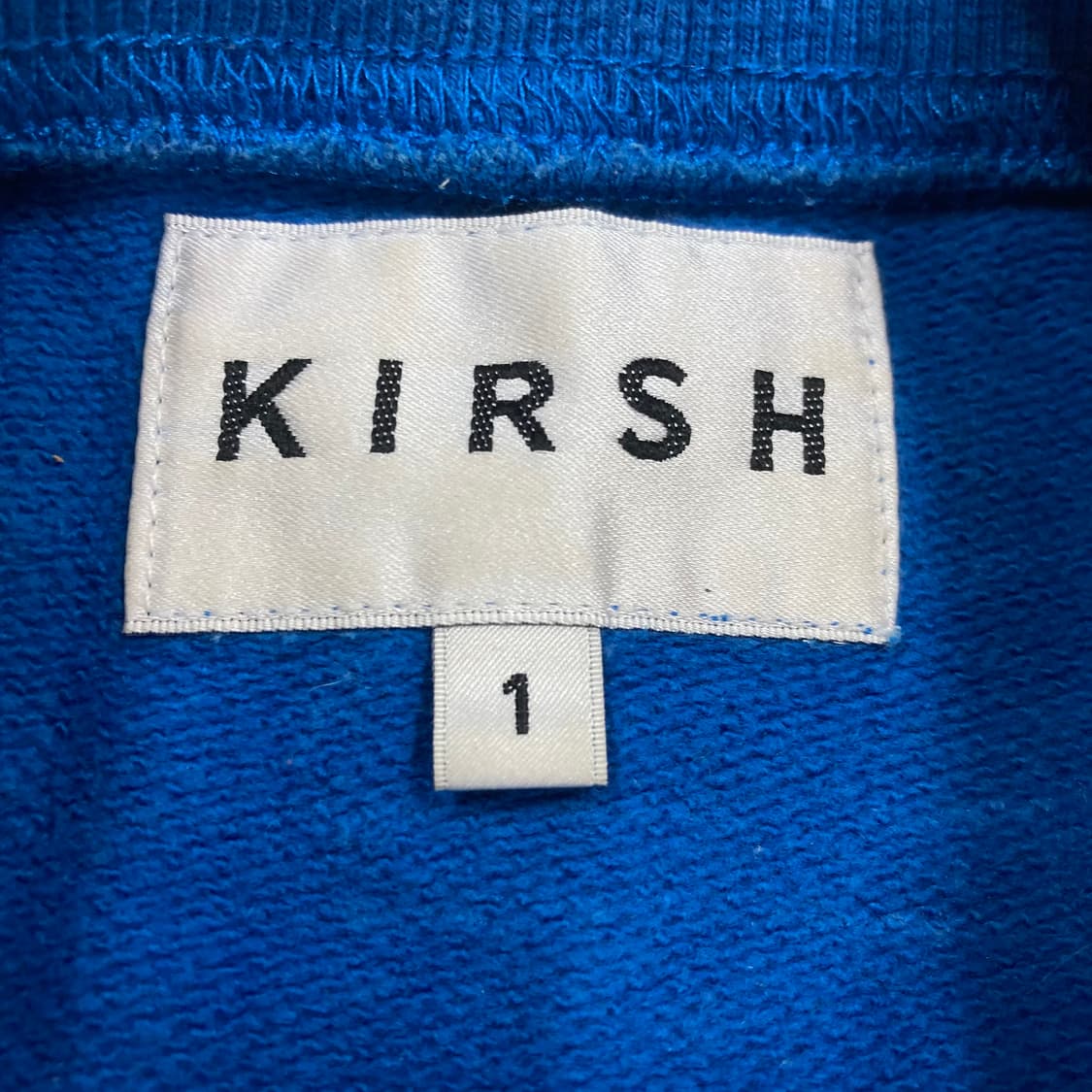 키르시 블루 컬러 체리 빅로고 맨투맨 상품이미지4