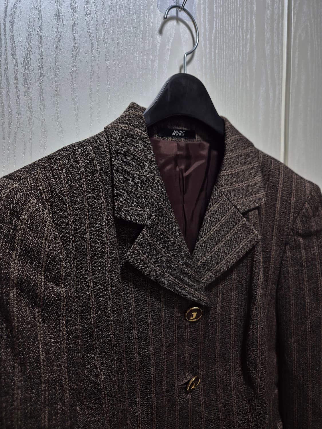 JAYRO. 스트라이프 브라운 자켓 상품이미지3