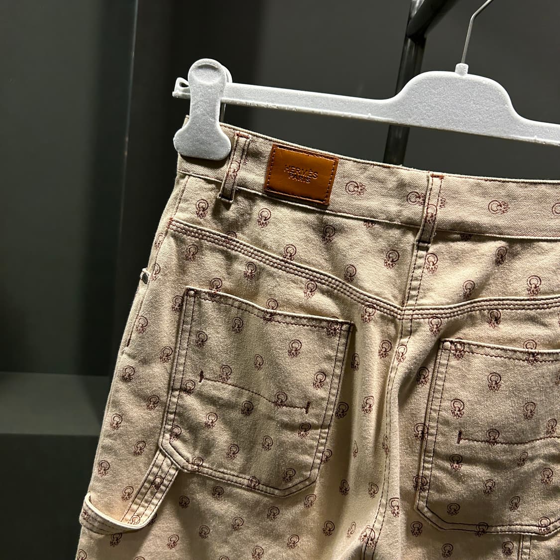 에르메스 홀스빗 와이드 카펜터 데님팬츠 상품이미지4