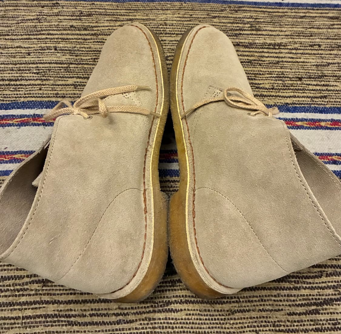 (260/us8)클락스 스웨이드 샌드 베이지 데저트부츠 처카부츠 상품이미지4