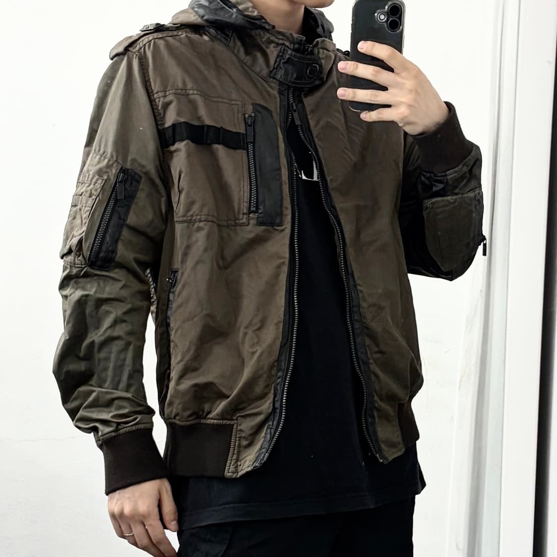 DKNY 투웨이 후드 유틸리티 자켓 상품이미지2