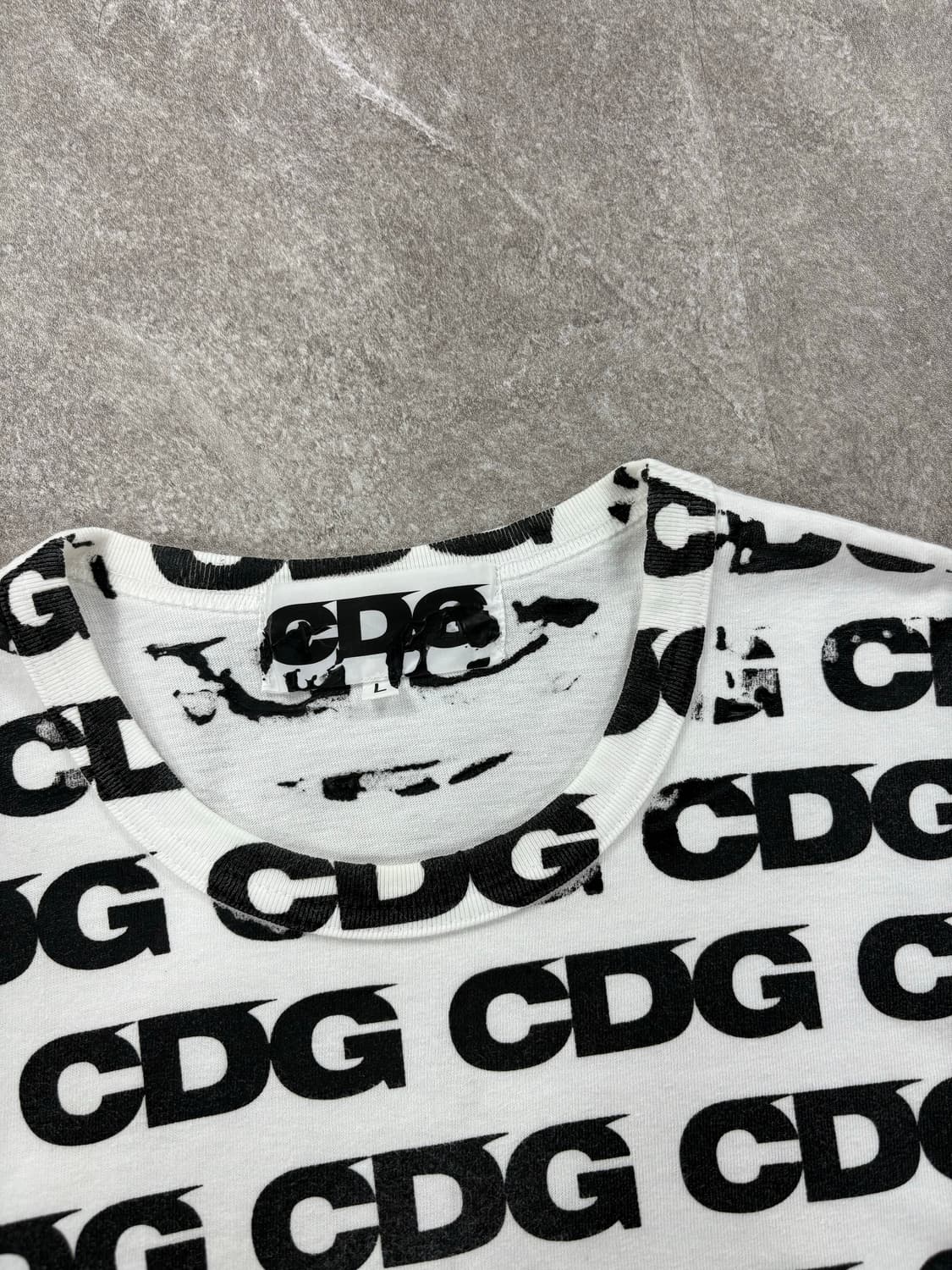 Comme Des Garcons Logo Print T-shirt  상품이미지3