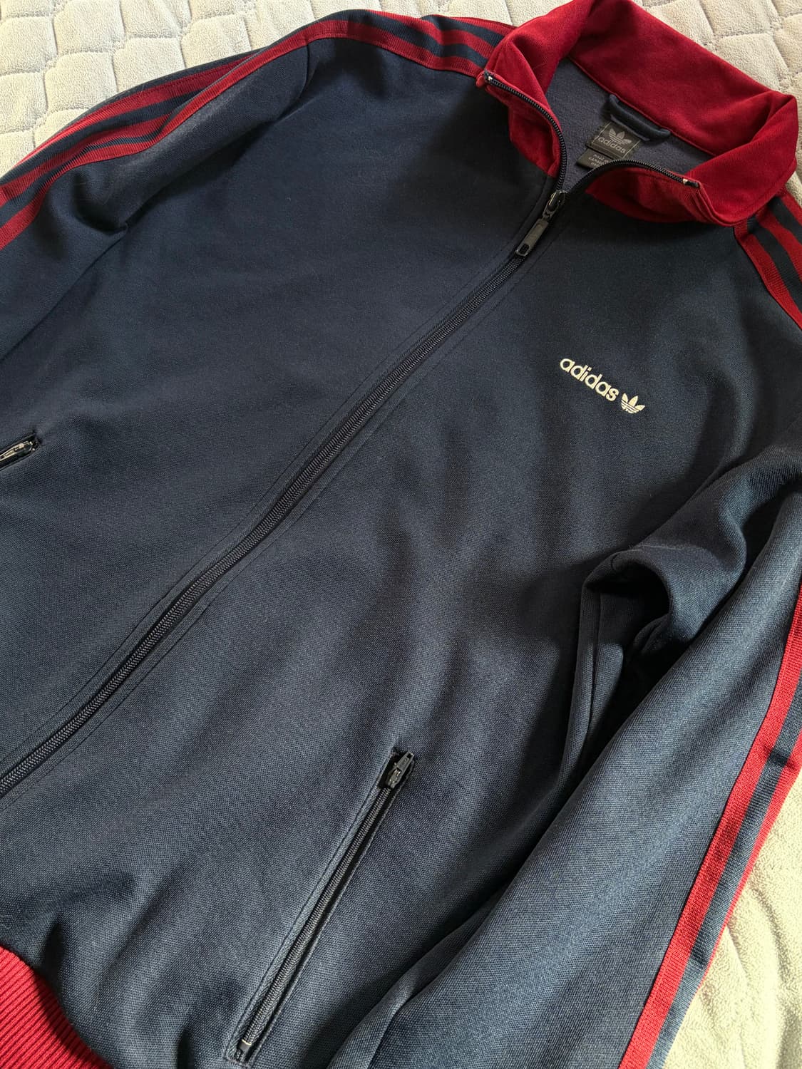 아디다스 베켄바우어 트랙탑 져지 버건디/네이비 상품이미지2