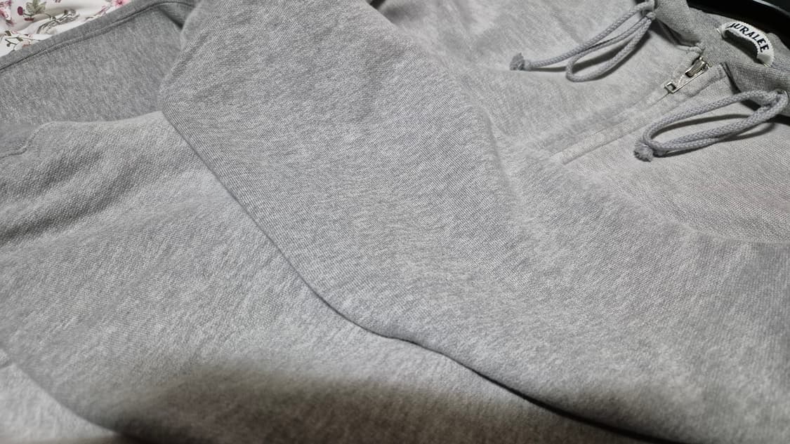 [4]오라리 25fw 프로덕트 다이트 피마 후드 집업 상품이미지6