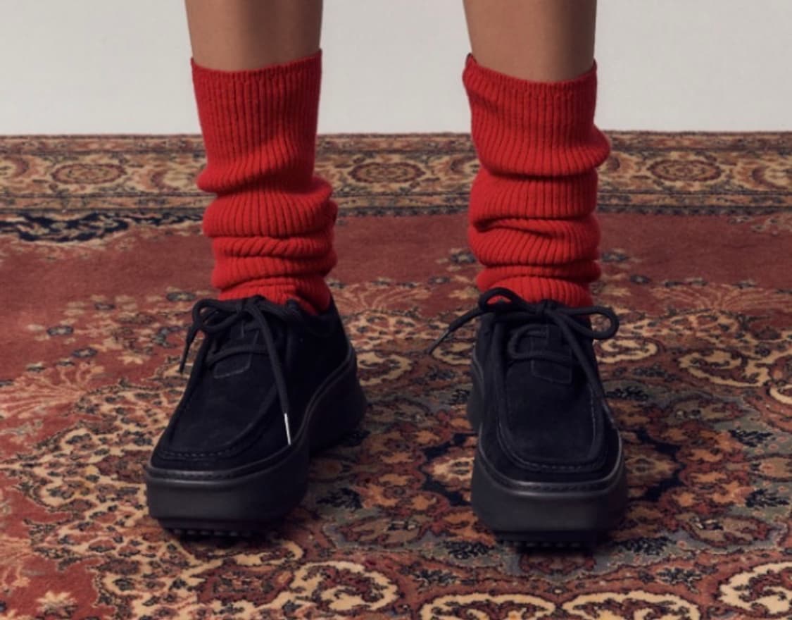 플러피 시트러스 Mocha platform wallabee 블랙 상품이미지1