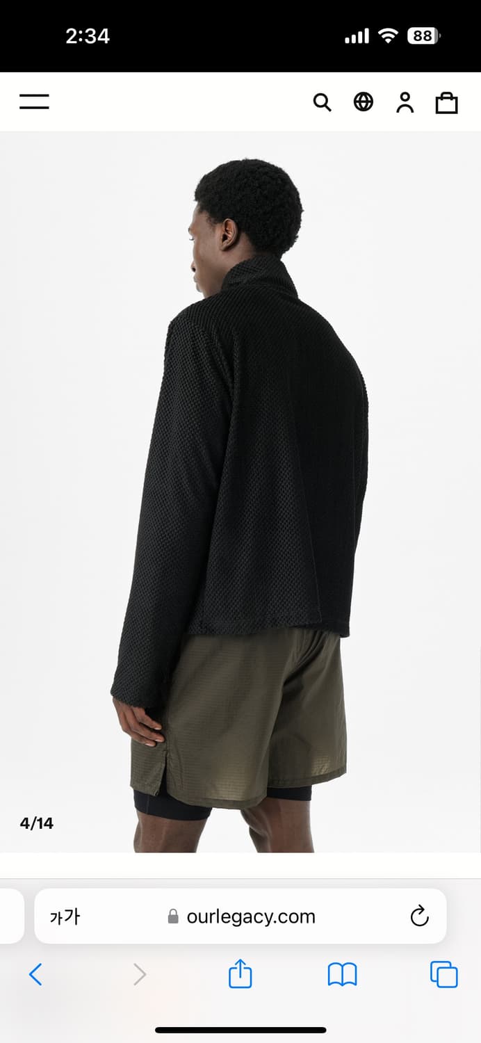 OUR LEGACY WORKSHOP SPORT HALF ZIP 상품이미지3