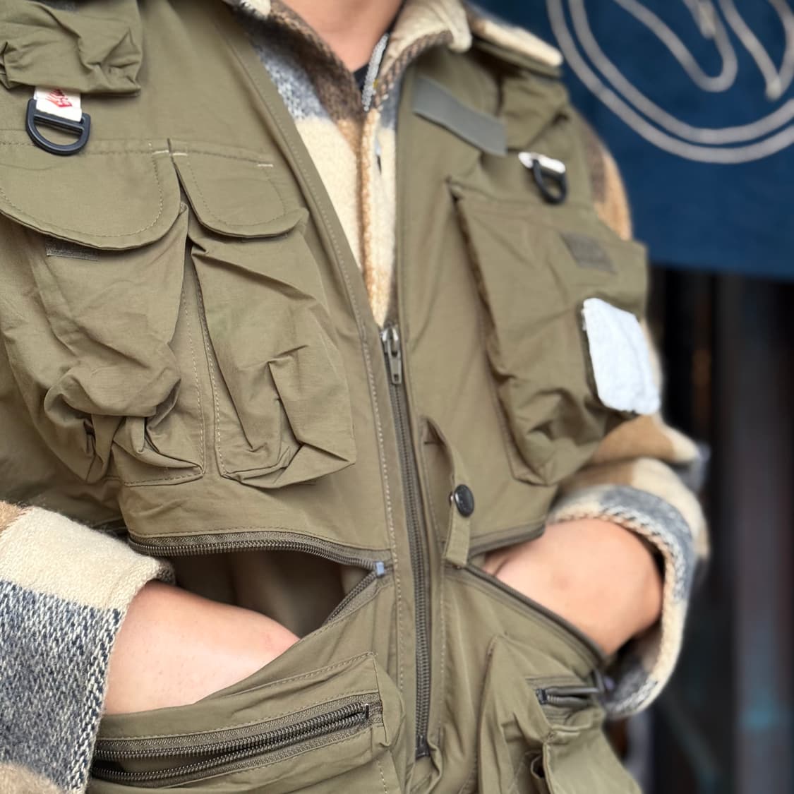 A.Blue Garments 피싱 베스트 L 상품이미지10