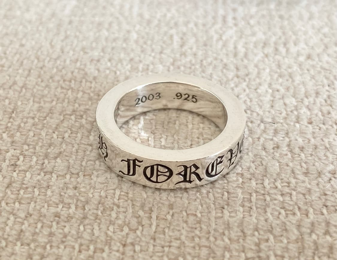 크롬하츠 포에버링 15호 실버 정품 상품이미지3