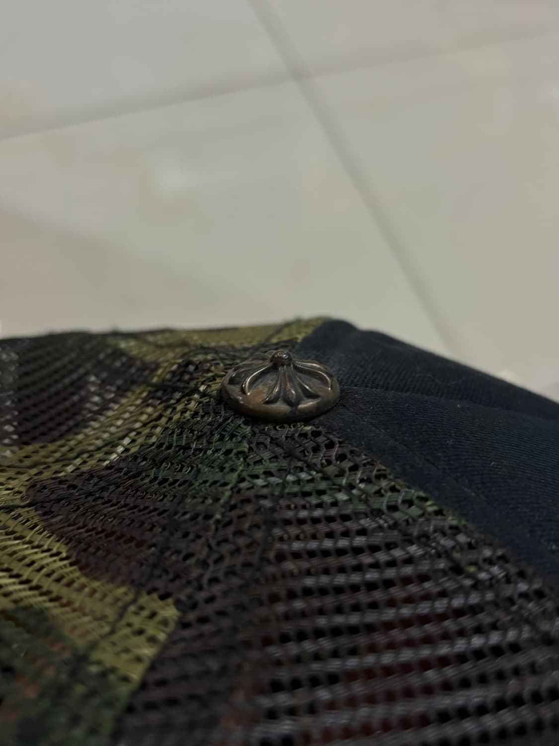 00s Chrome Hearts 크롬하츠 ch로고 카모 레이어드 메쉬캡 상품이미지6