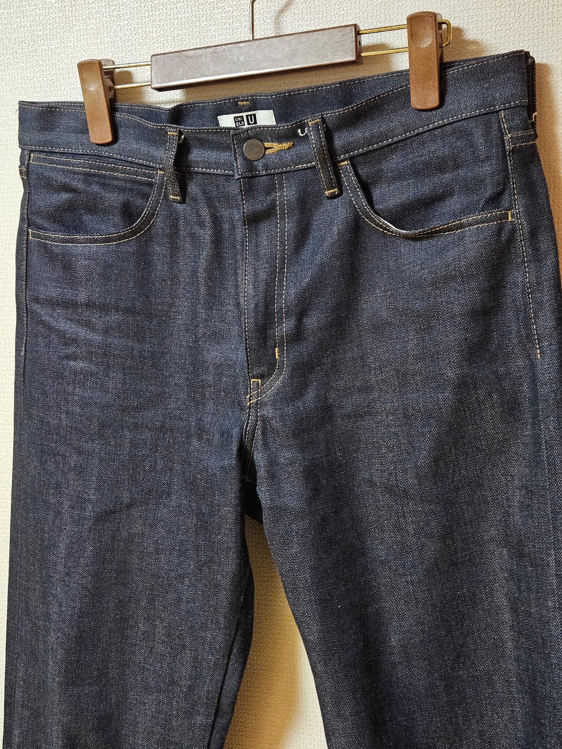 유니클로 데님 셀비지 슬림 스트레이트 상품이미지2