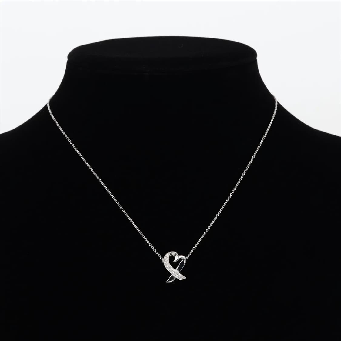 티파니 러빙 하트 9P 천연다이아몬드 티파니앤코 18K 화이트골드 펜던트 상품이미지7