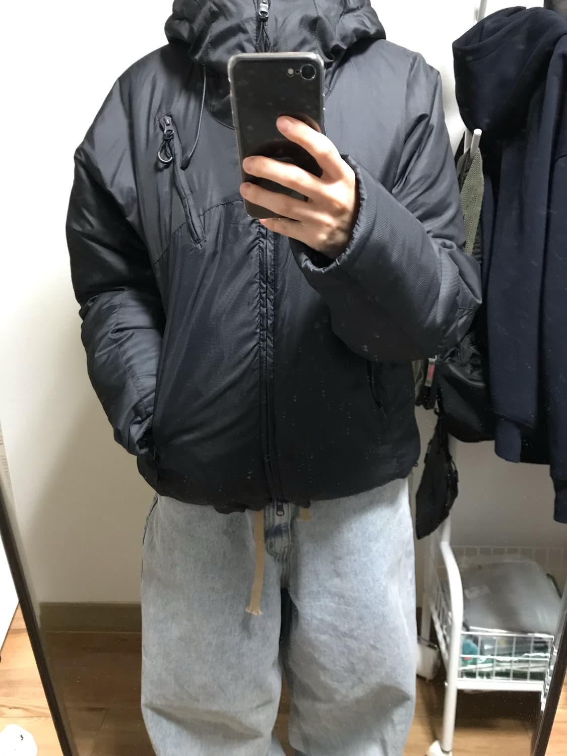 패러킷 리버시블 패딩(차콜) 상품이미지3