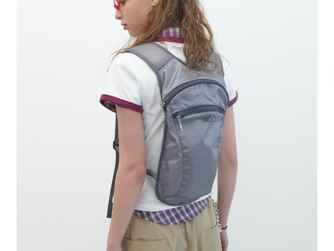 엔조블루스 백팩 enzoblues backpack [새재품/실버] 상품이미지3