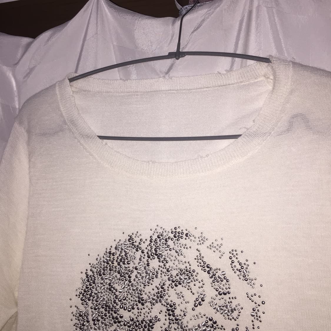 Zadig&Voltaire 쟈딕앤볼테르 스컬 고스펑크 갸루 반팔티 상품이미지4