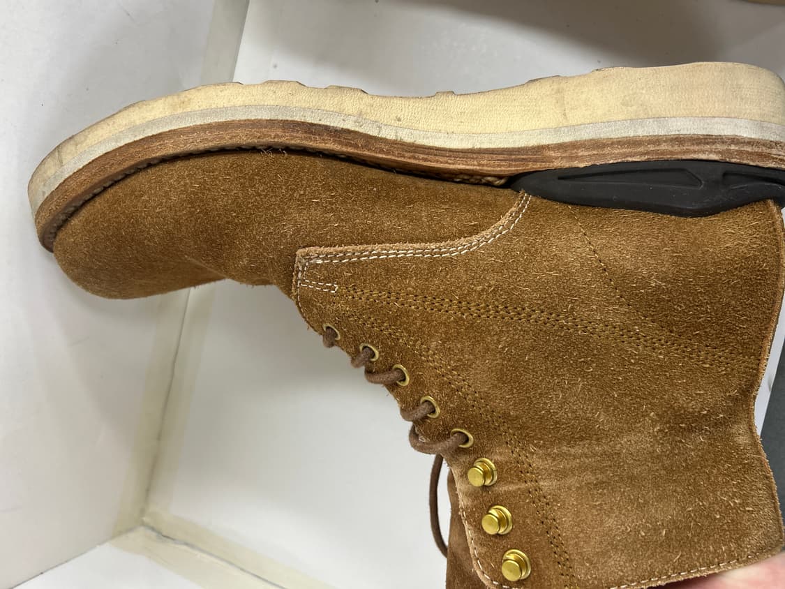 VISVIM 비즈빔 네추럴브라운 스웨이드 버질부츠 10.5 상품이미지4
