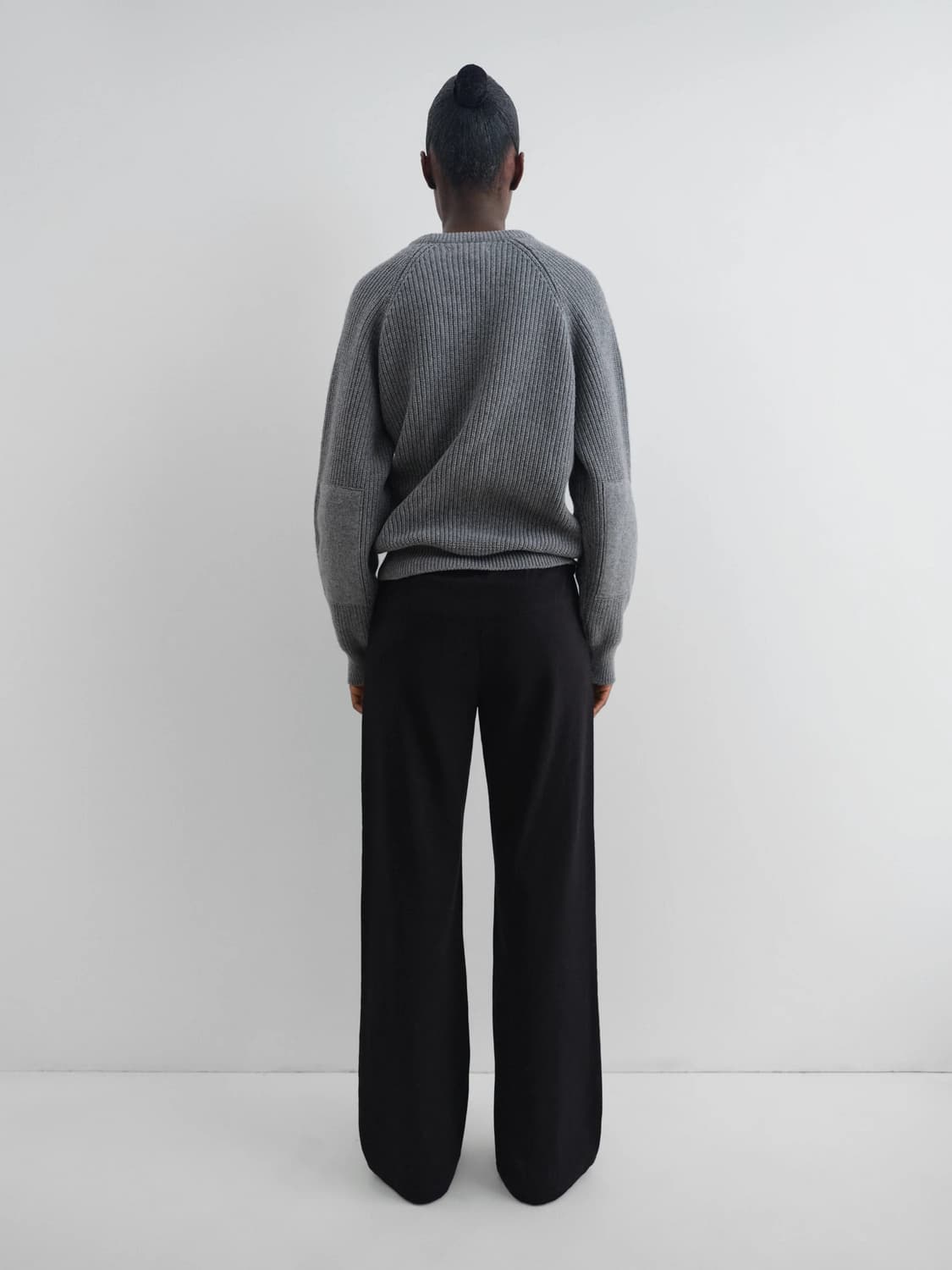 [S] 기마구아스 delya 스터드 트라우저 블랙 상품이미지5