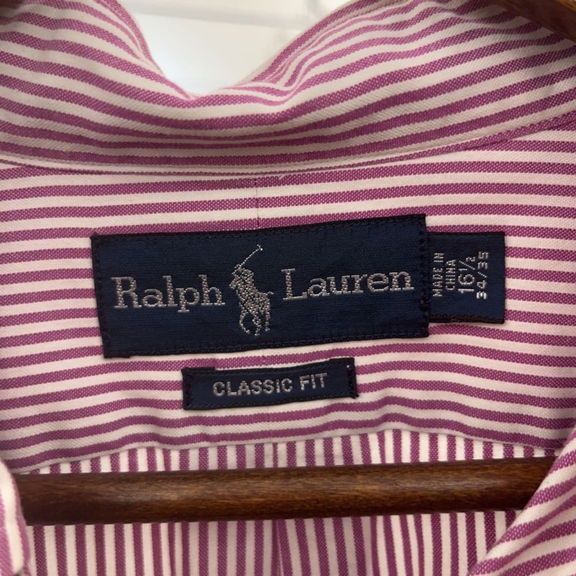 폴로 랄프로렌 레트로 스트라이프 핑크 셔츠 110 C06946 상품이미지5