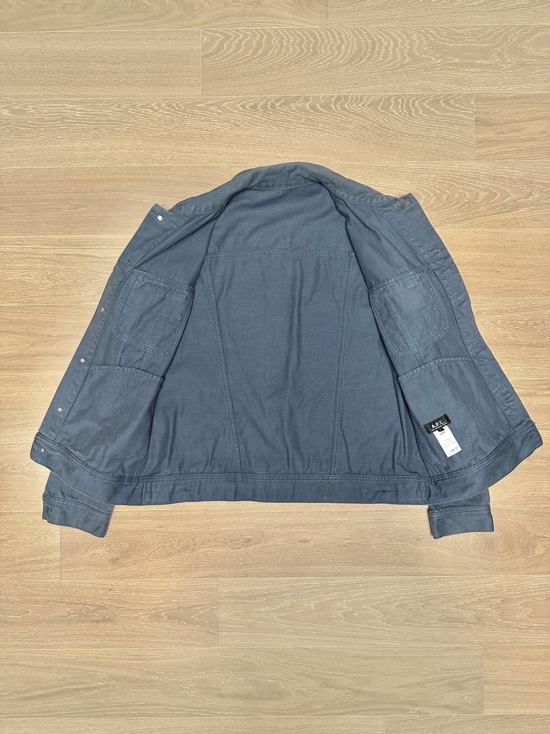 A.P.C. 블루 데님 자켓 L 사이즈 상품이미지3