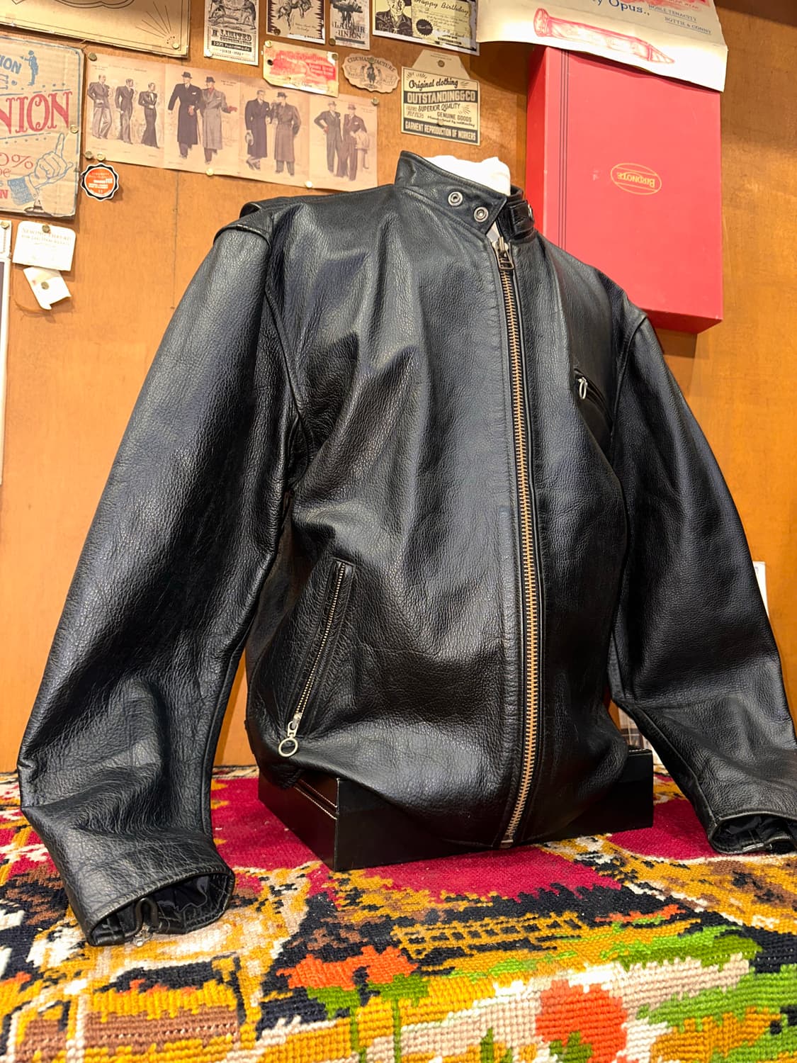 ( XL-2XL ) 바이커가죽 레더자켓 가죽자켓 라이더자켓 소가죽자켓 상품이미지2