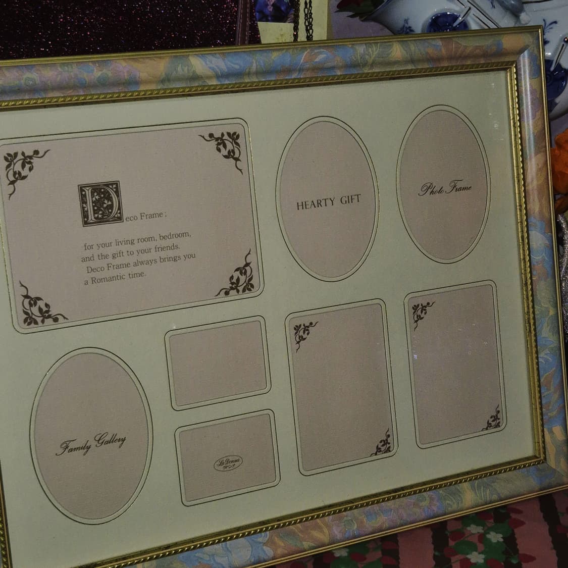 80s 라돈나 플로랄 우드 대형 2way 액자 상품이미지6