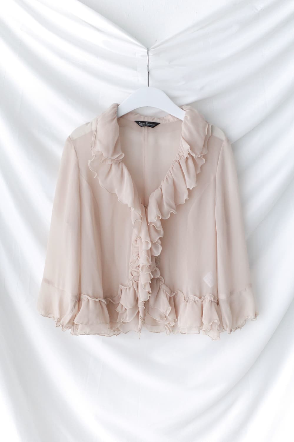 frill see-through cardigun 상품이미지1