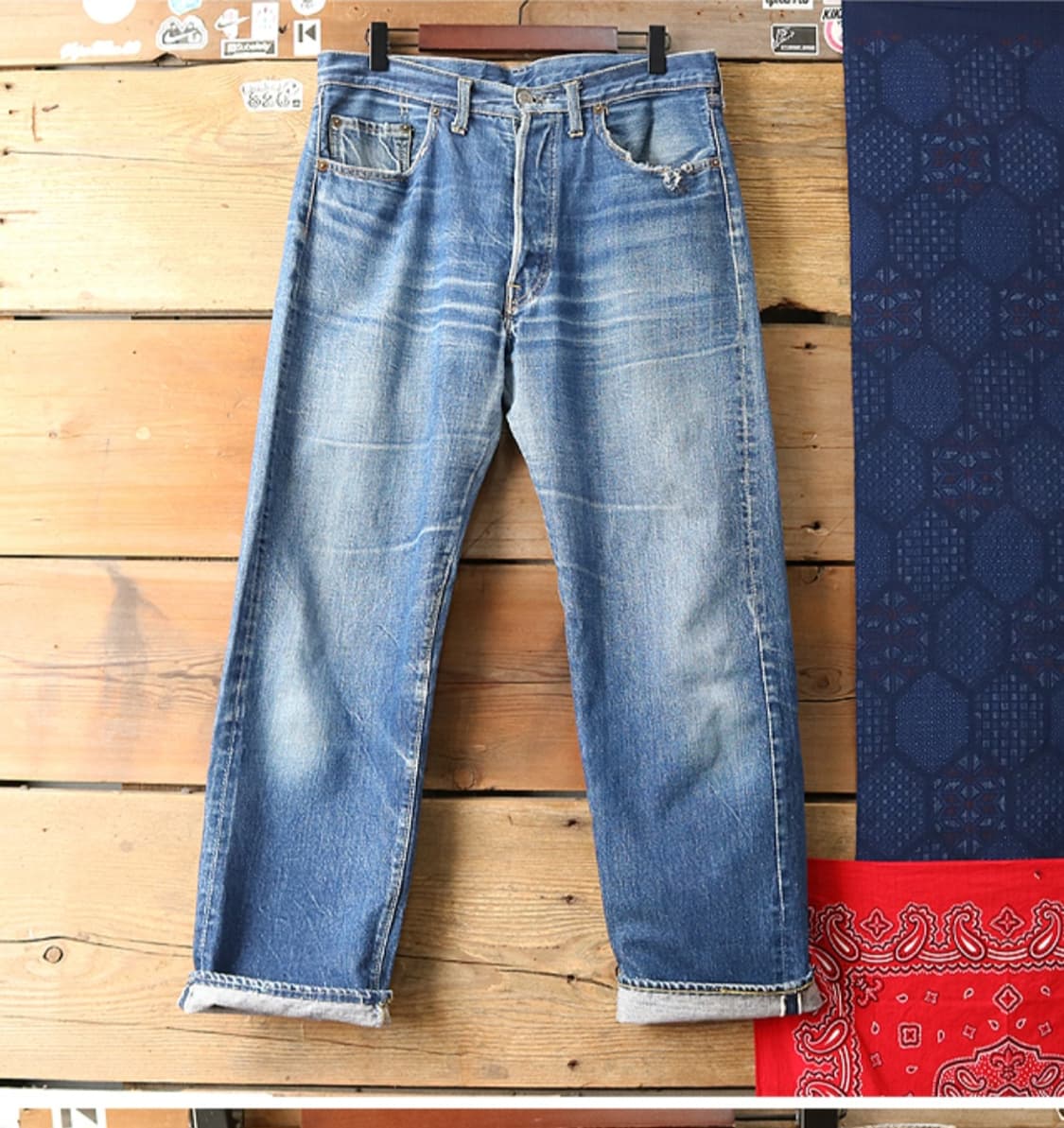 미국 메이드 60s LEVIS 리바이스 501XX A 타입 빅E 빈티지
 상품이미지2