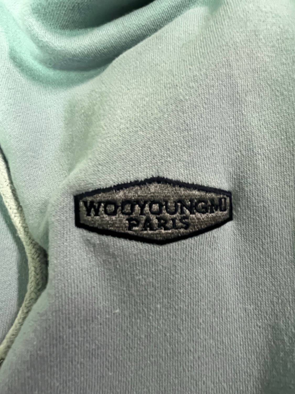 우영미 스카이블루 후드티 L 상품이미지2