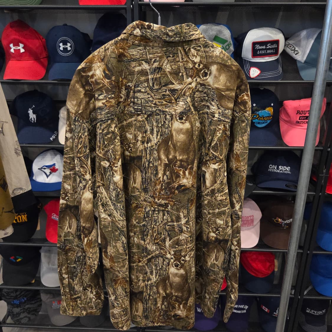 [새제품급] 리얼트리 헌팅 셔츠 (Camo deer ) XL 상품이미지2