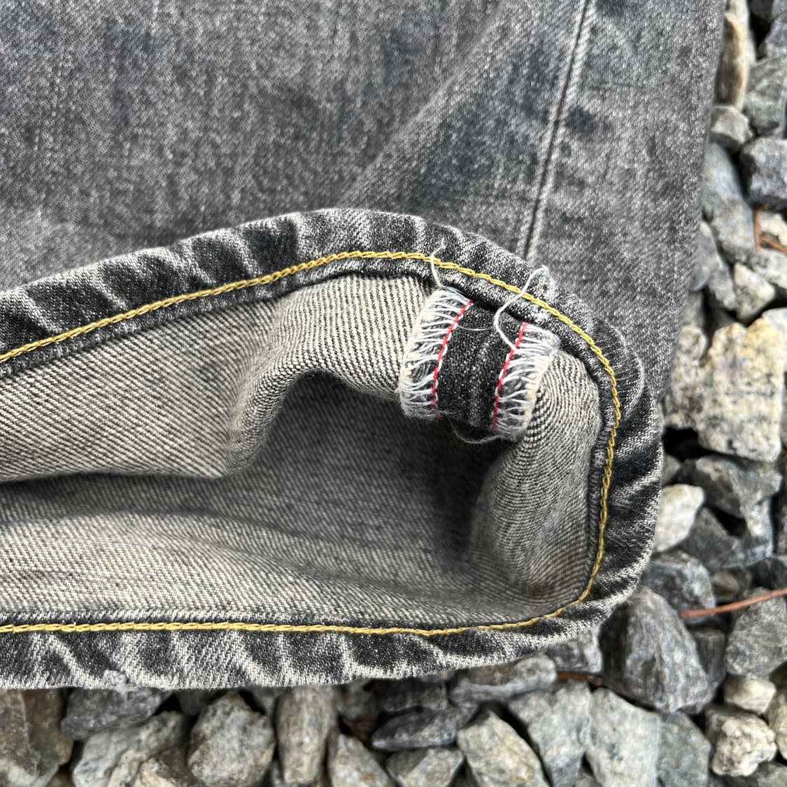 EDWIN XV(made japan) 빈티지 흑청 데님(실측확인) 상품이미지3