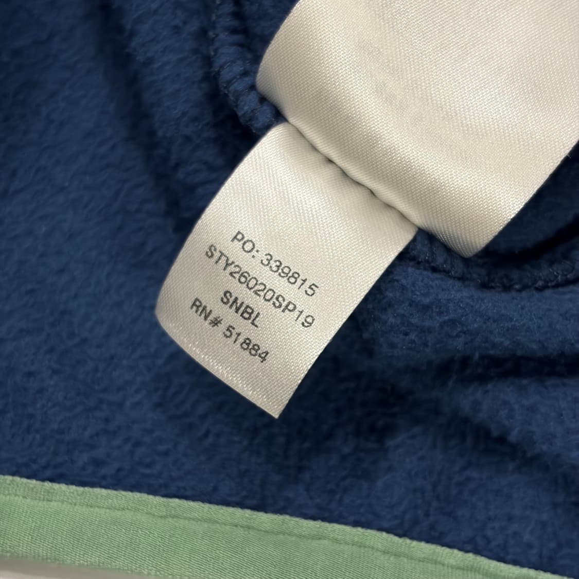 [M] 파타고니아 신칠라 네이비 플리스 스냅티 D43 상품이미지8