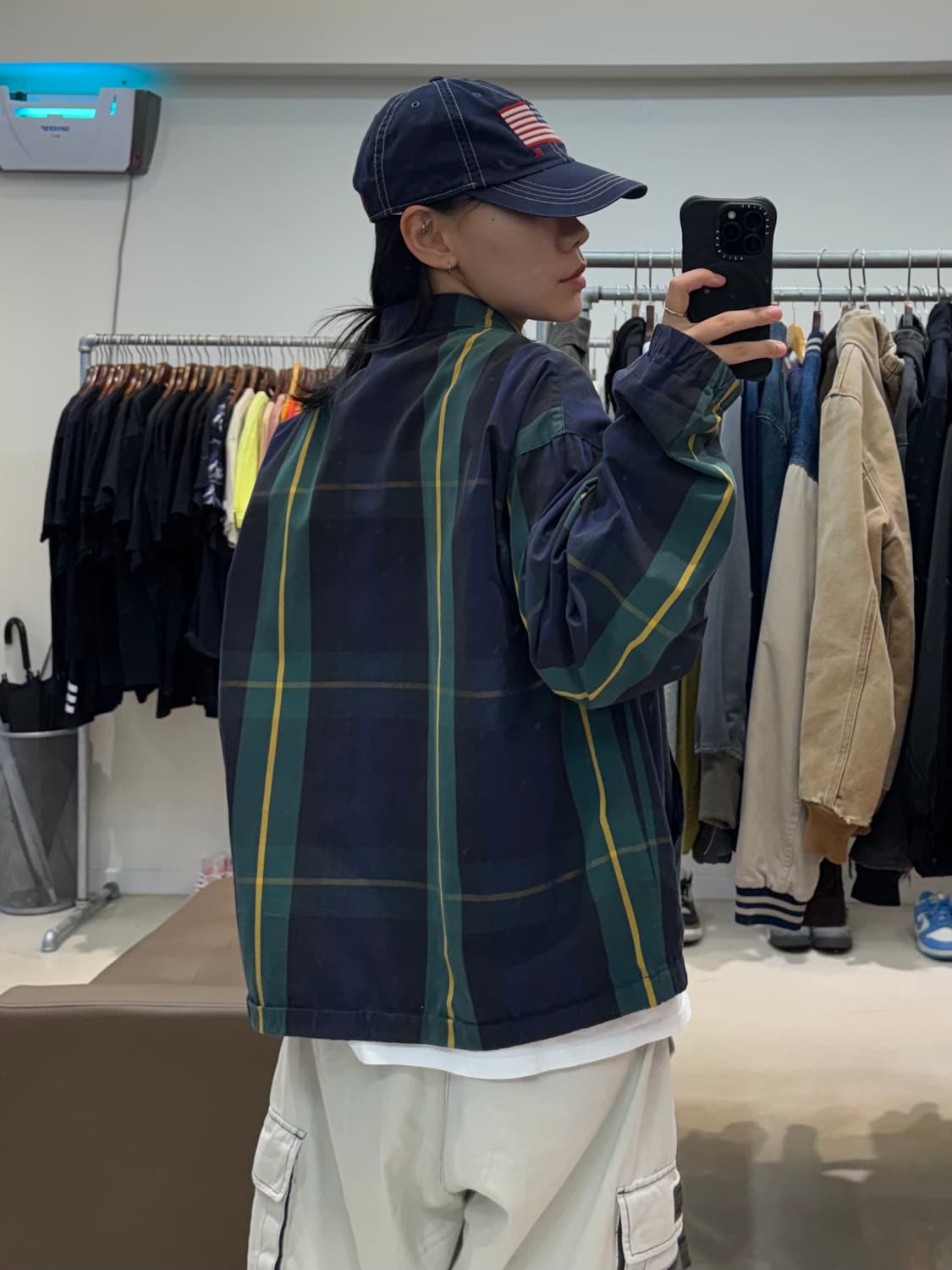 폴로 랄프로렌 체크 스윙탑 자켓 상품이미지5