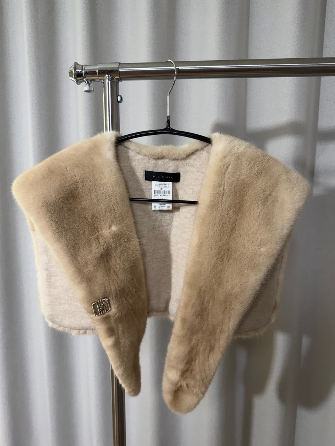 MICHAA 미샤 리얼 퍼 밍크 머플러 - 미착용 새상품 상품이미지3