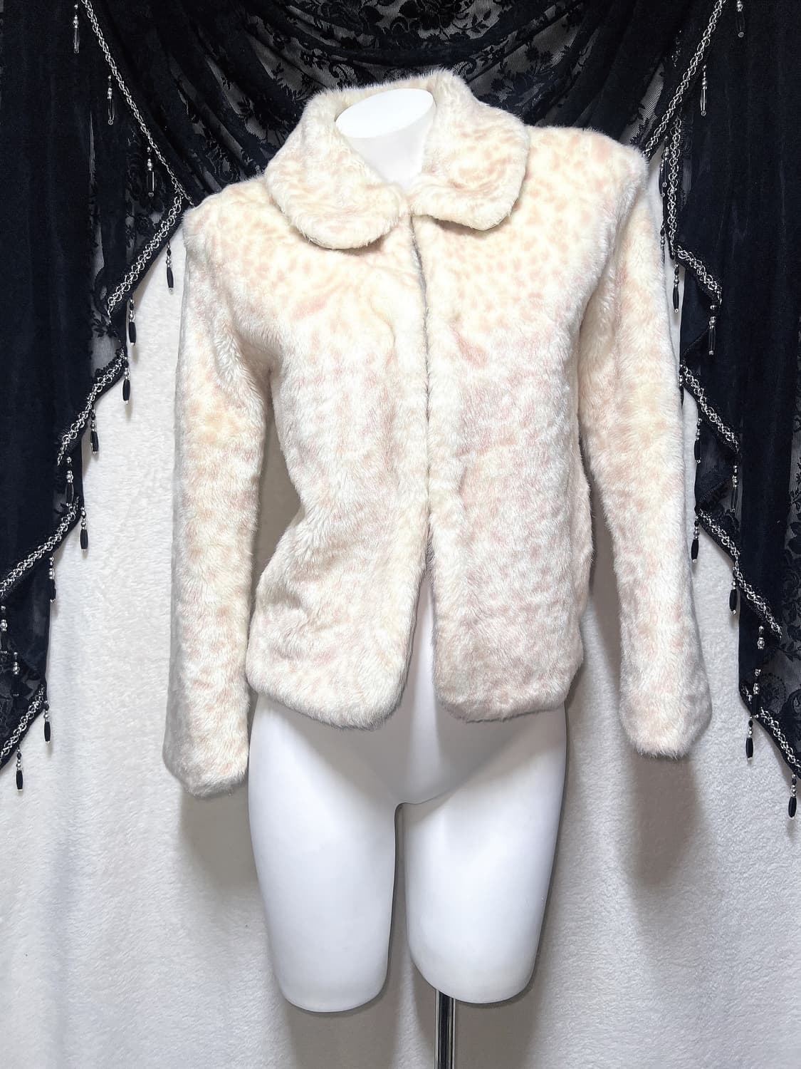 리즈리사 호피 밤비 레오파드 퍼자켓 코트 라떼갸루 로맨틱 로걀 핀터 히메 상품이미지6