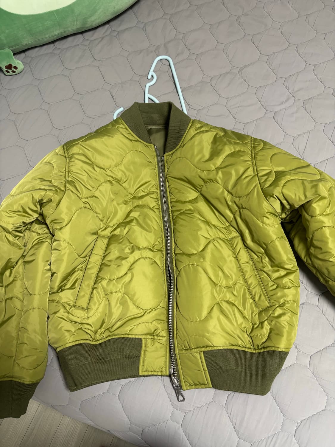 스투시 리버시블 봄버 자켓 올리브 상품이미지5