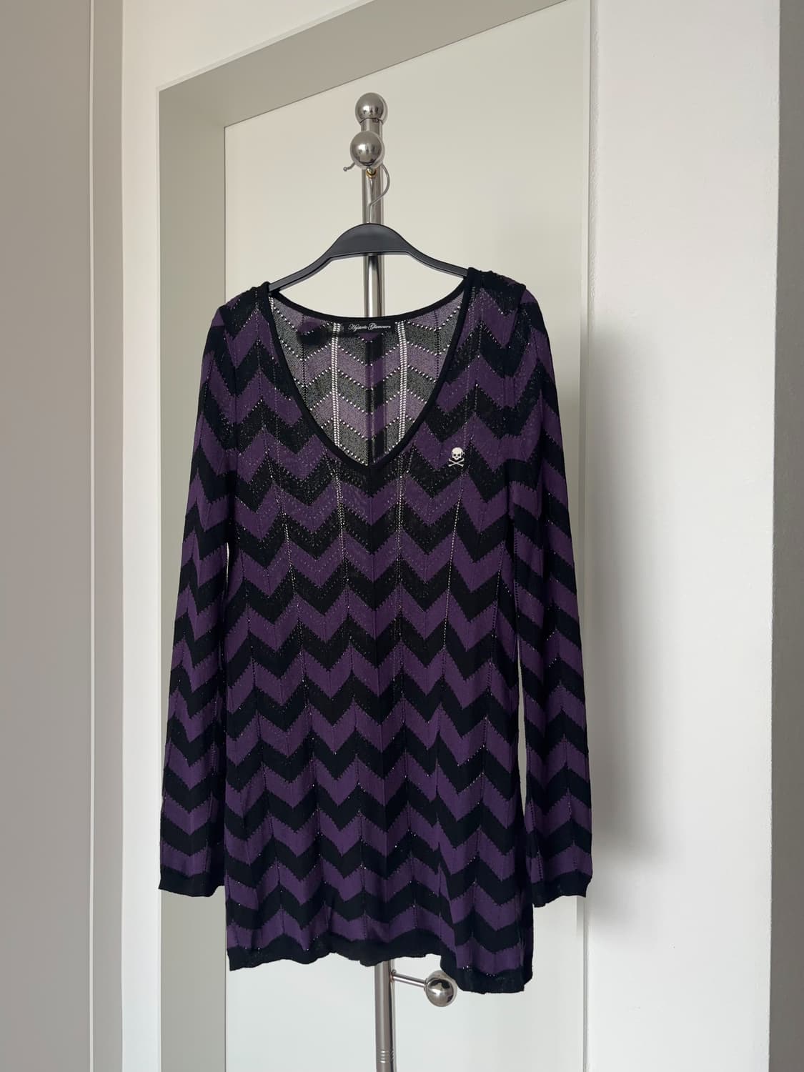 스트라이프 니트 원피스 상품이미지1