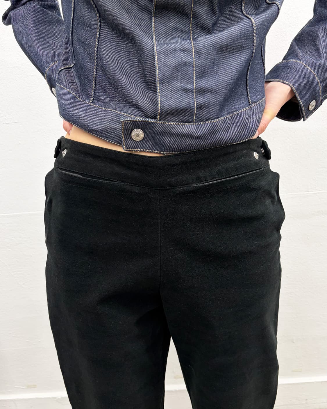 마틴 마르지엘라 2002A/W 어드저스터블 벨벳 트라우저 상품이미지7