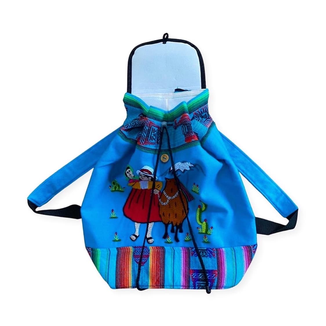 남미 핸드메이드 알파카 복조리 백팩 가방 아메카지 상품이미지3