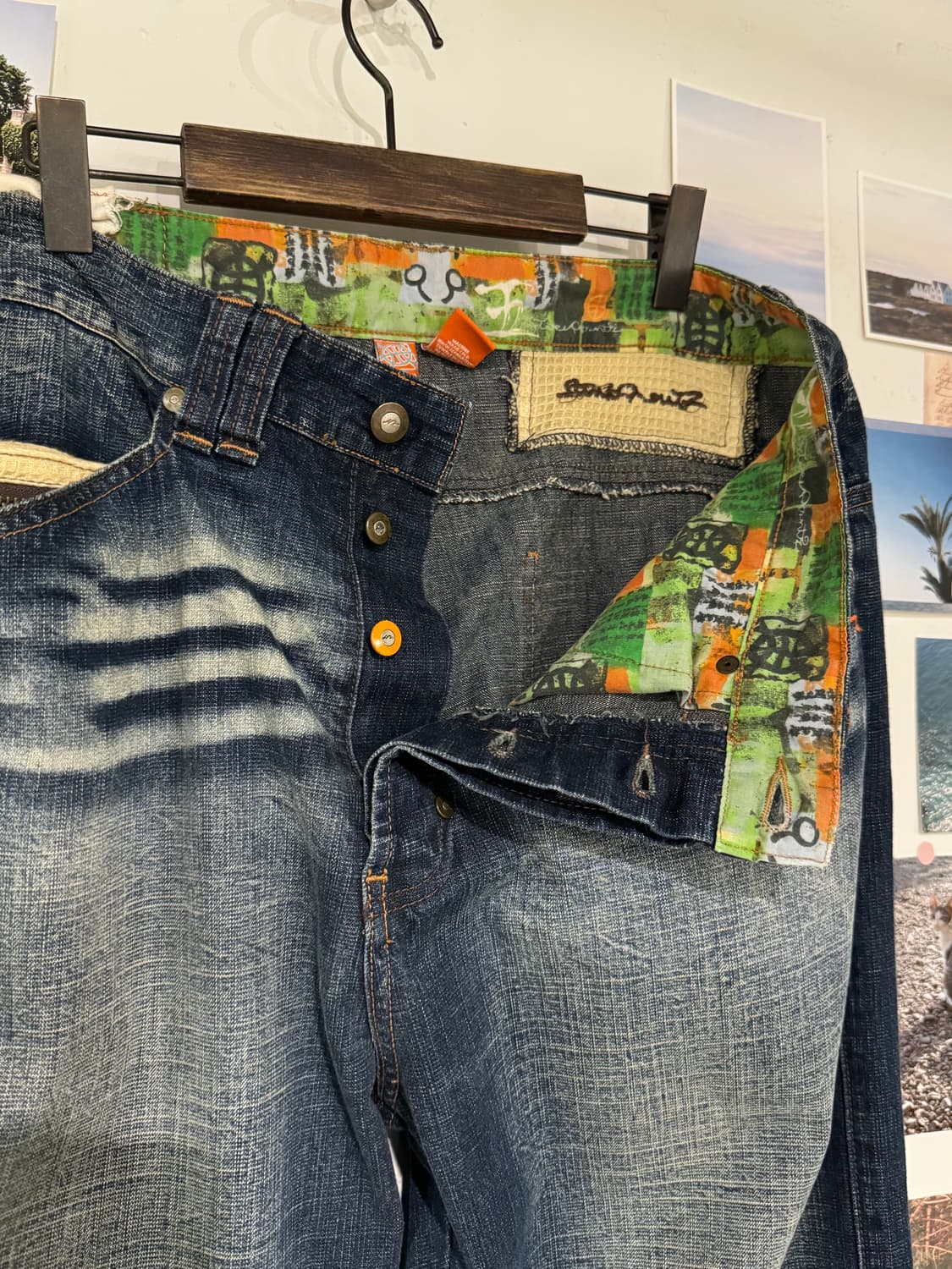 워싱 데님 팬츠 상품이미지6